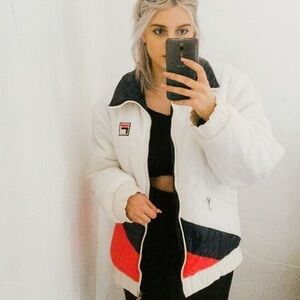 Vintage FILAS Puffer Jacket L